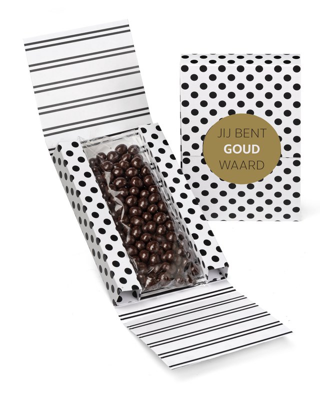 Coffret cadeau DOT/STRIPE NOIR