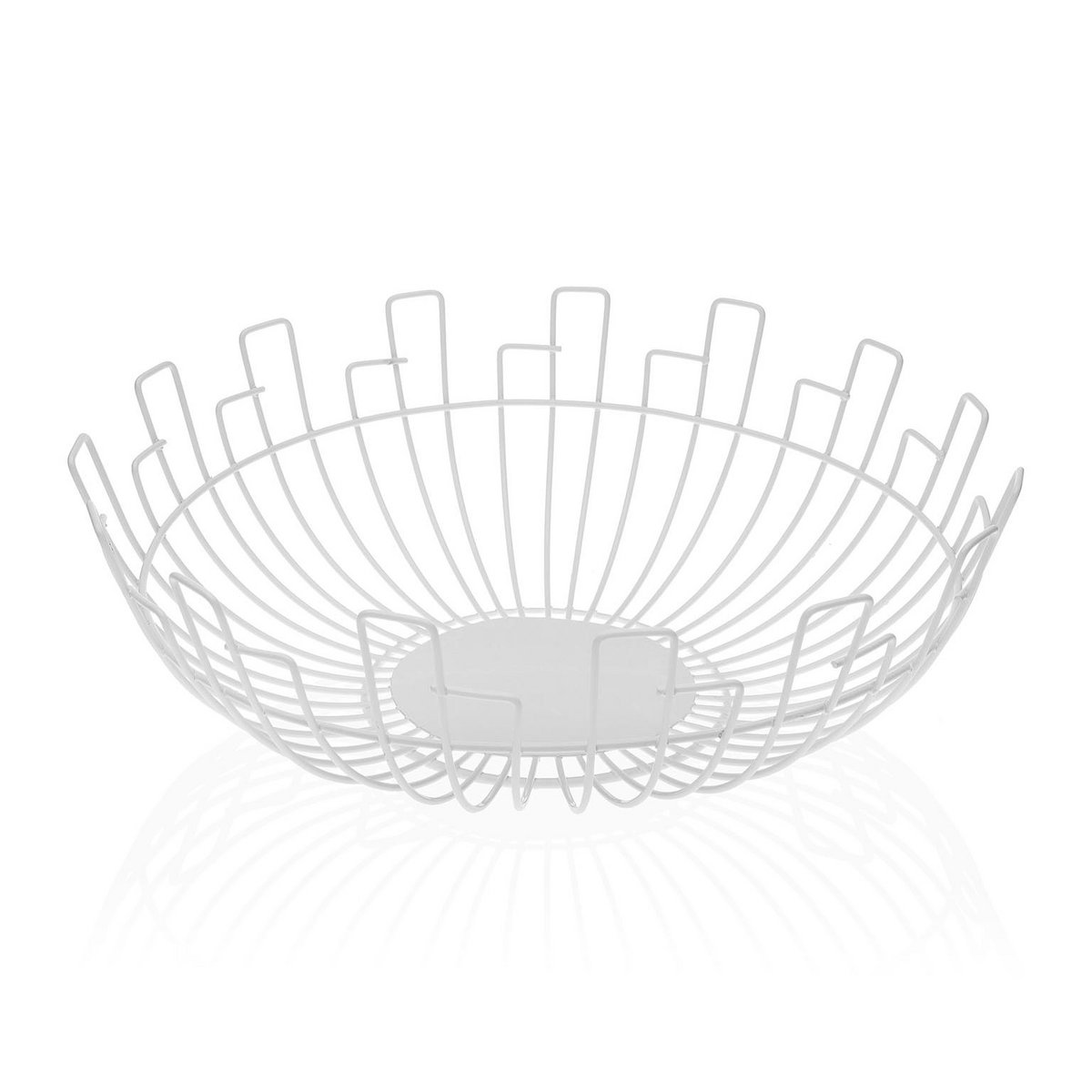 CHROME FRUIT BOWL