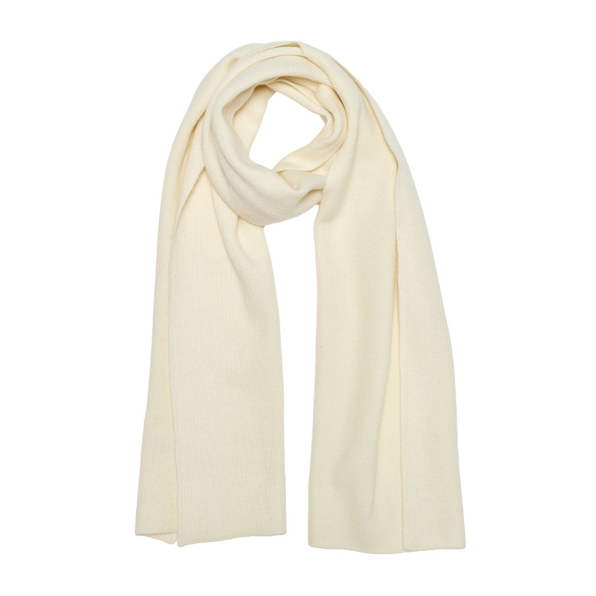 ARTEMIS BEANIE & SCARF WOOL SET ECRU-ECRU