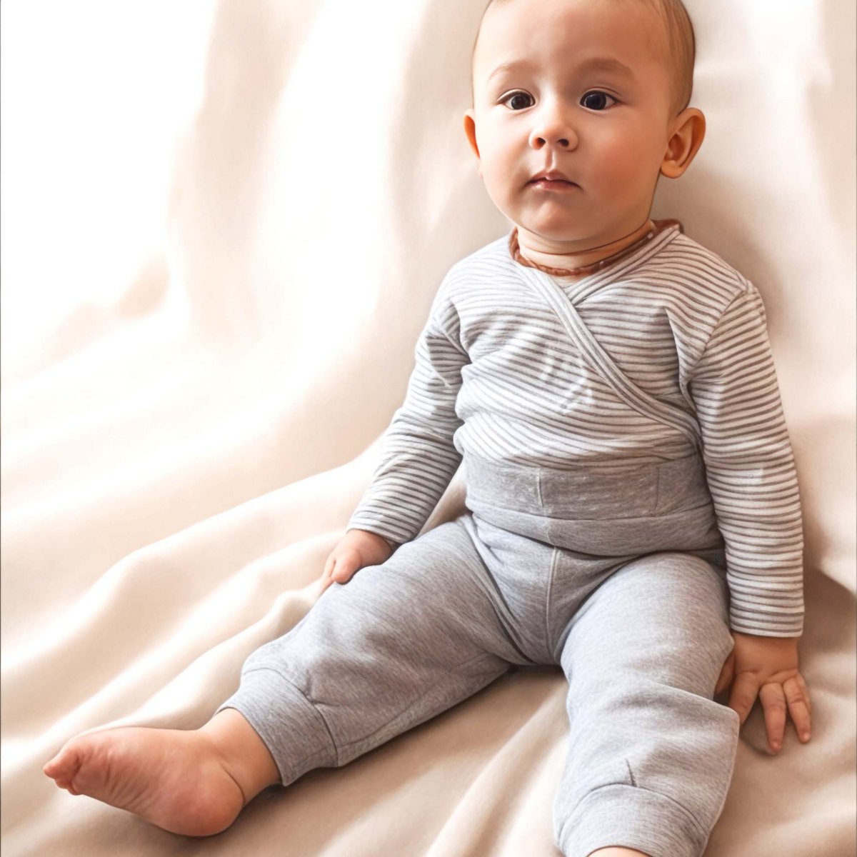 OrganicEra Organic Baby Sweatpants, Grey