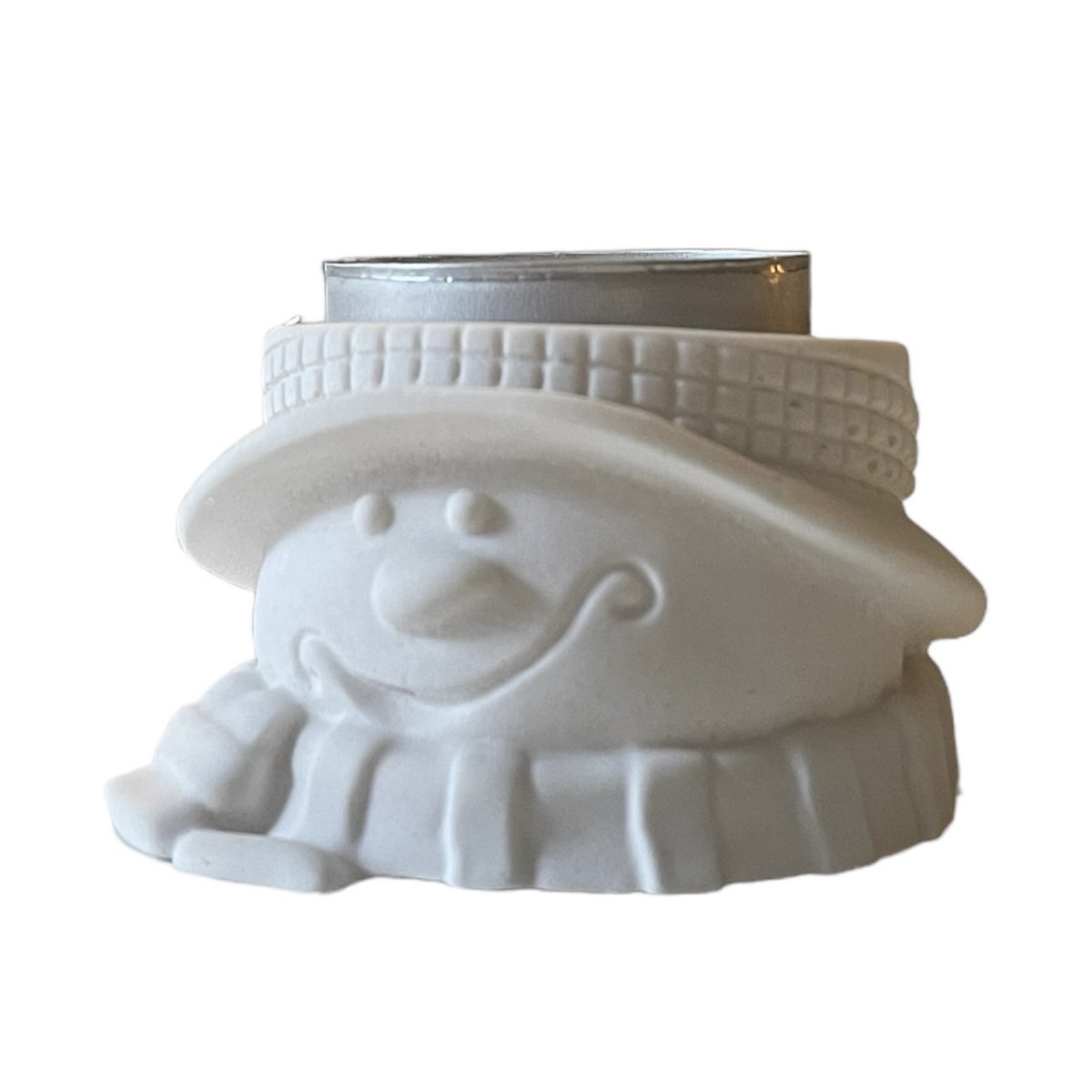New In! Snowman Tealight Holder  - made of Jesmonite