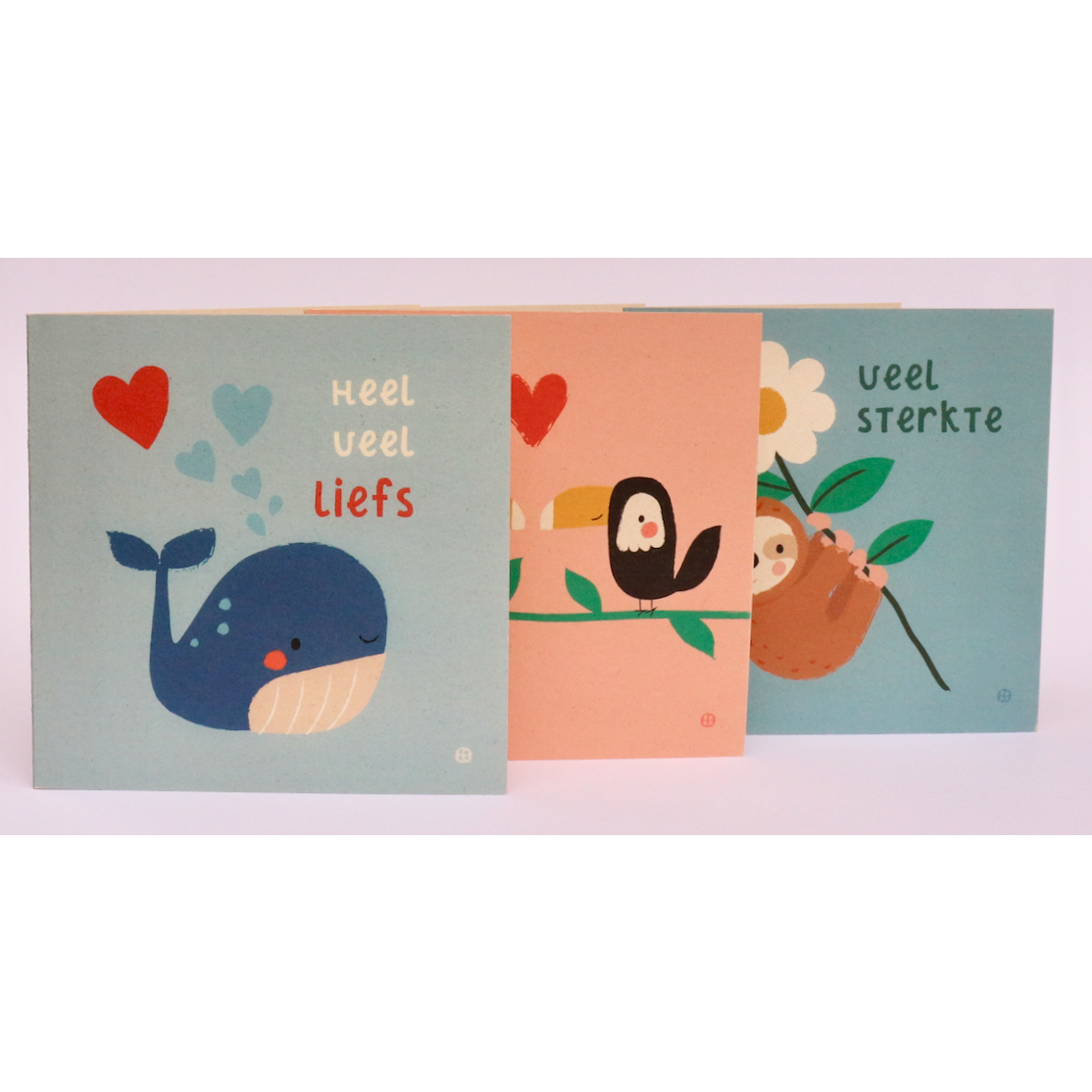Folded card - Sterkte Luiaard