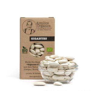 Organic Gigantes dried (white organic giant beans) 400g