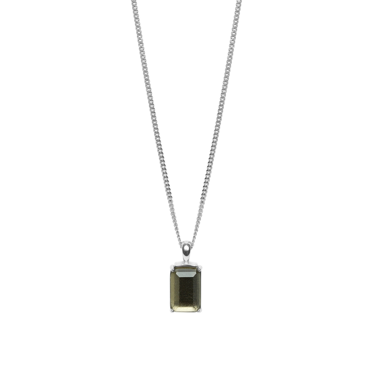 Be dazzled! | Necklace | Chocolate silver