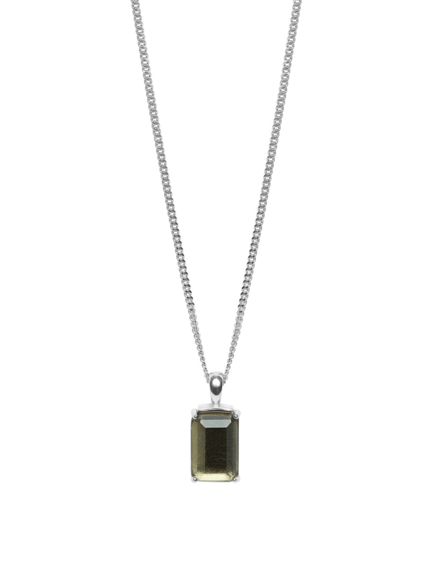 Be dazzled! | Necklace | Chocolate silver