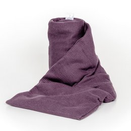 Heat scarf dusty purple | 70cm | organic linseed