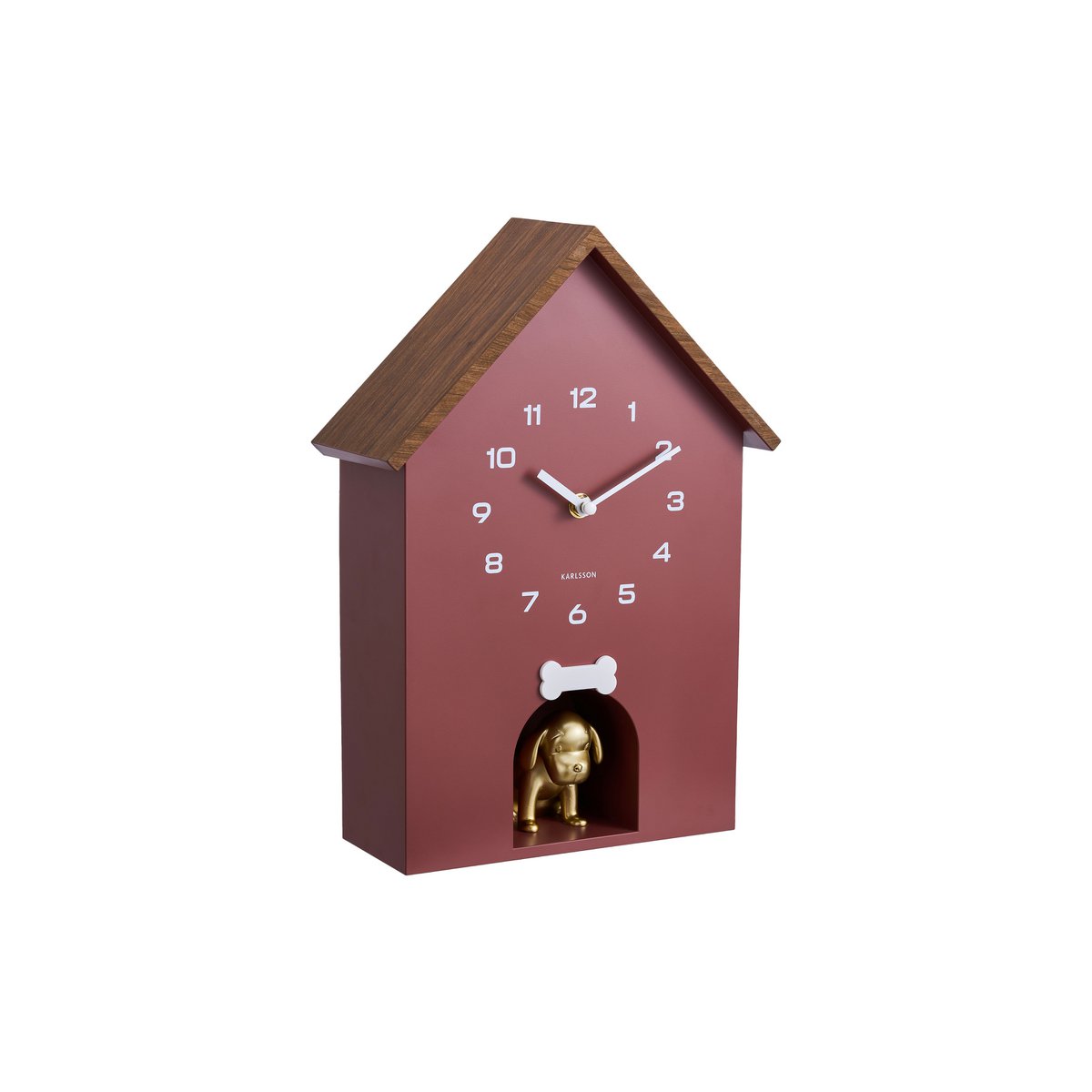 Wanduhr Hundehütte