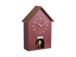 Wanduhr Hundehütte