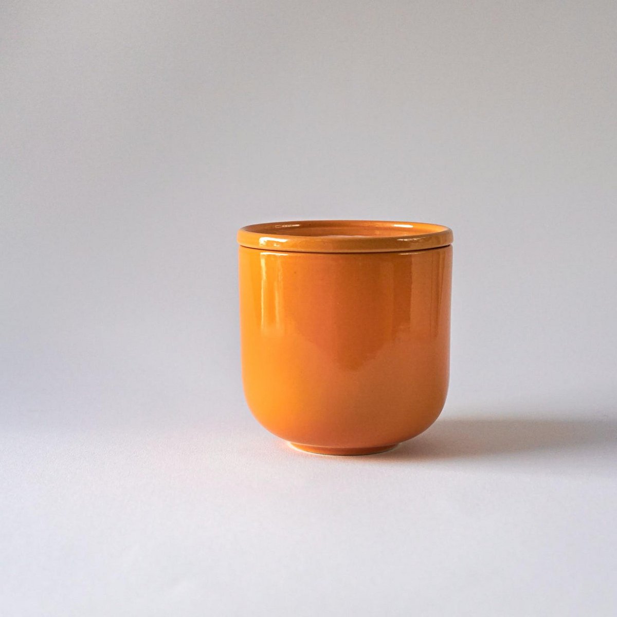 Bowl with lid MoxBowl Hollyhock - deep orange - 500ml