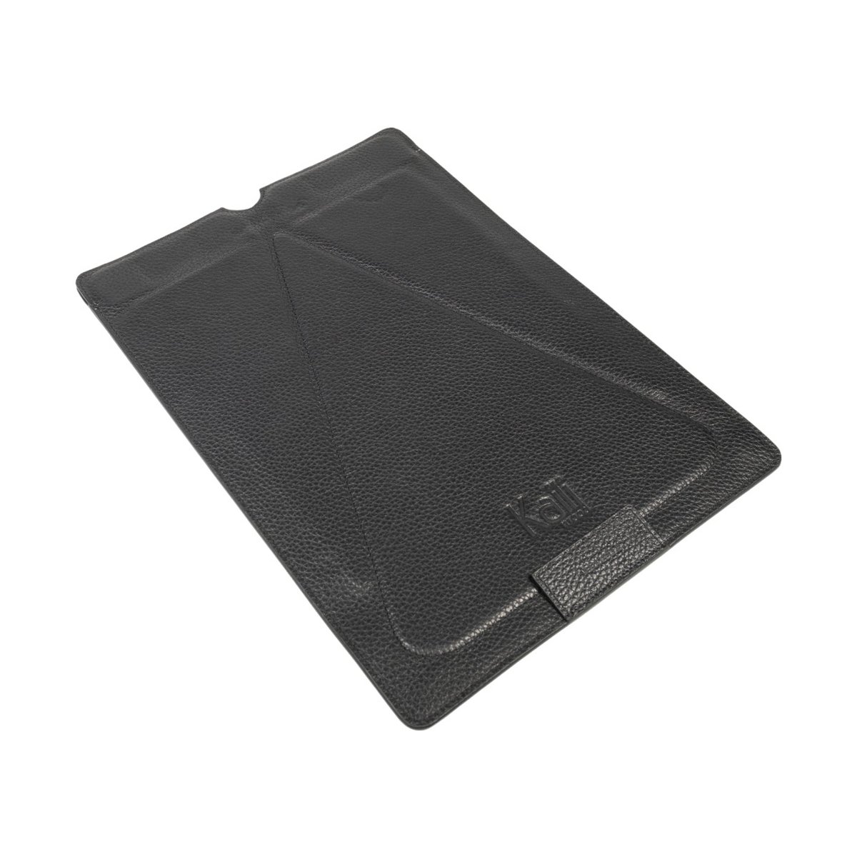 K0031AB | Etui/modułowy stojak na tablet z prawdziwej skóry, licowej, licowej. Kolor czarny Zamykanie na magnesy. Wymiary: 22 x 31 cm Opakowanie: Torebka Tnt