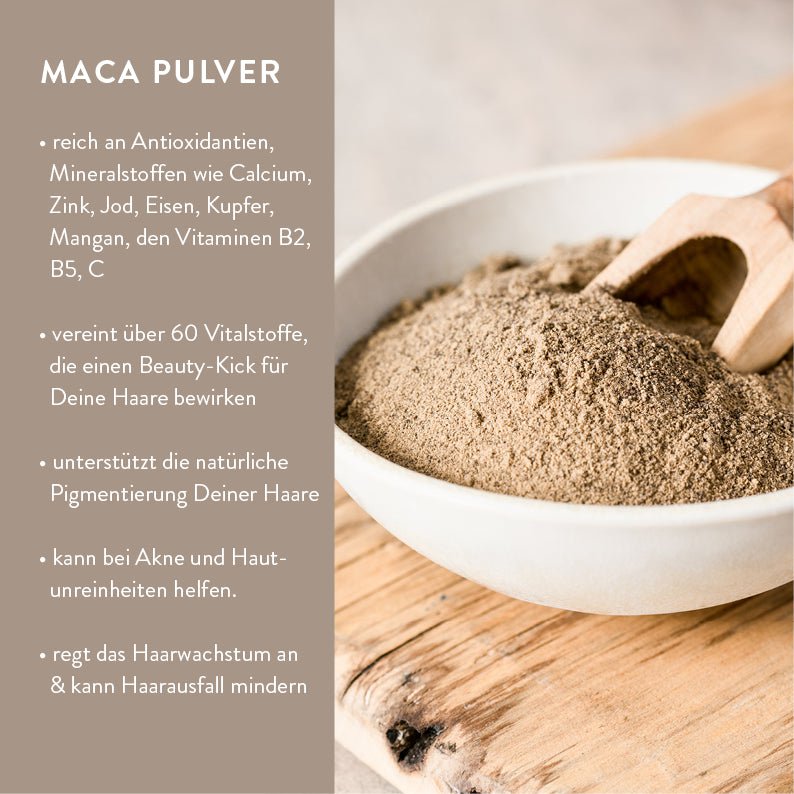 Biologische natuurlijke cosmetica-conditioner in poedervorm met een navulfles van vloeibaar hout