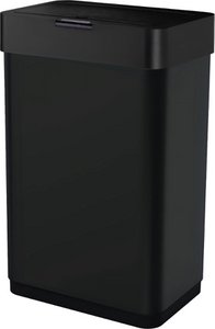 Sensor Waste Bin - 60 liter / 2 x 30L Capacity - Stainless Steel - Black