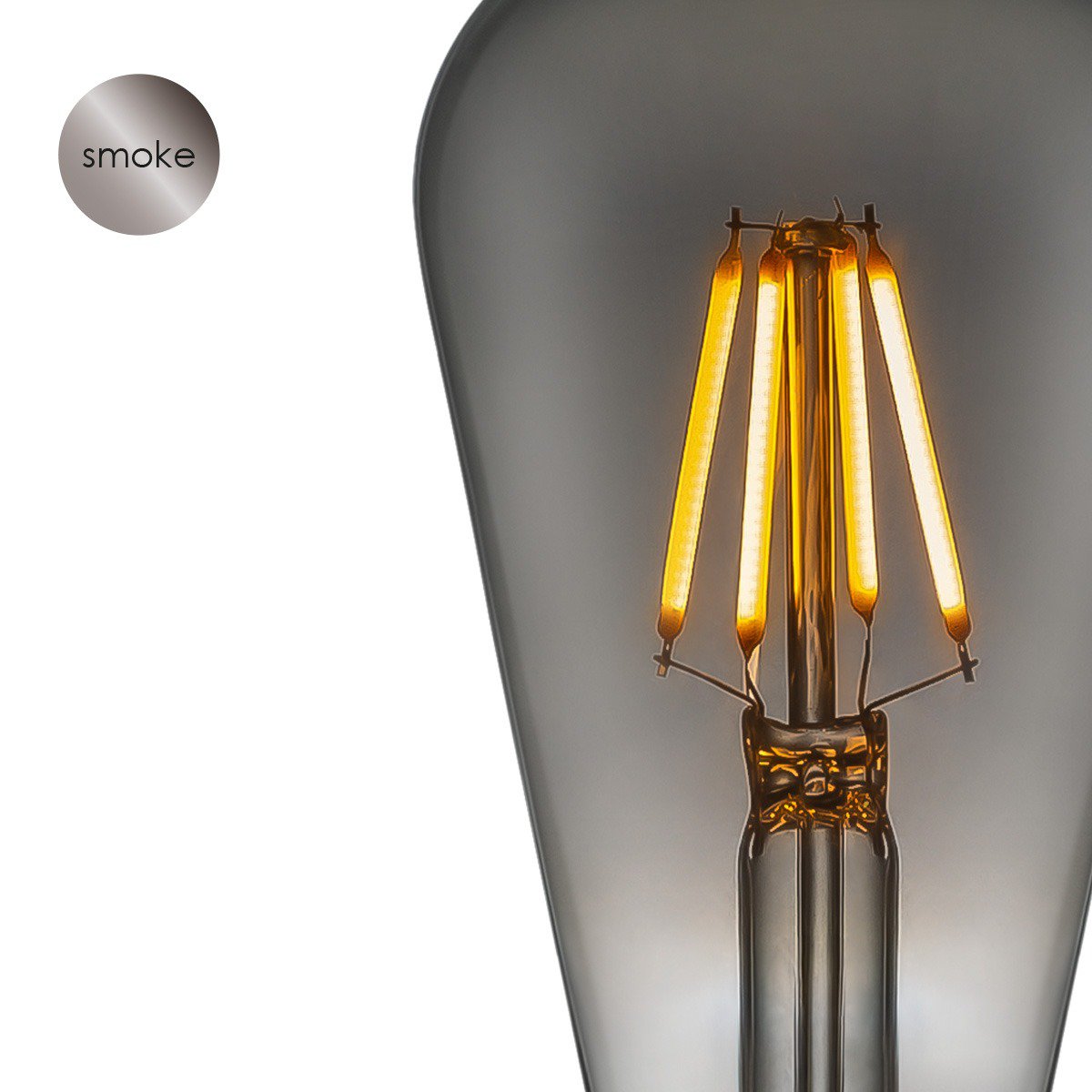 Home Sweet Home dimmable LED Drop E27 ST64 4W 150Lm 1800K Clear