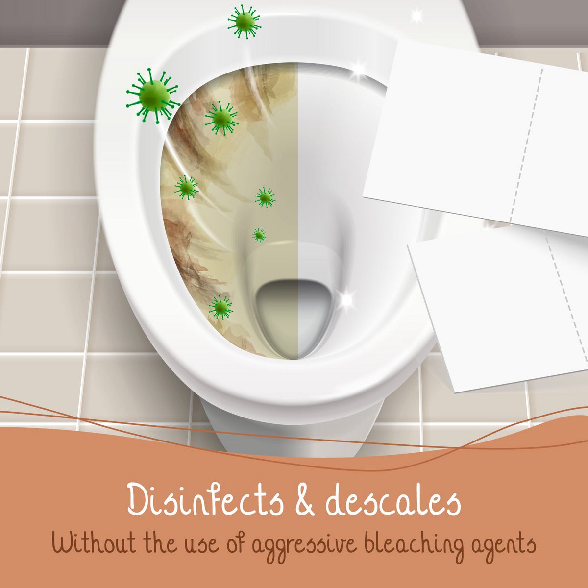 Cosmeau Toilet Cleaner Sheets