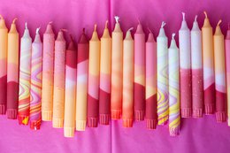 Taper stearinlys -Summer Sunset Mix