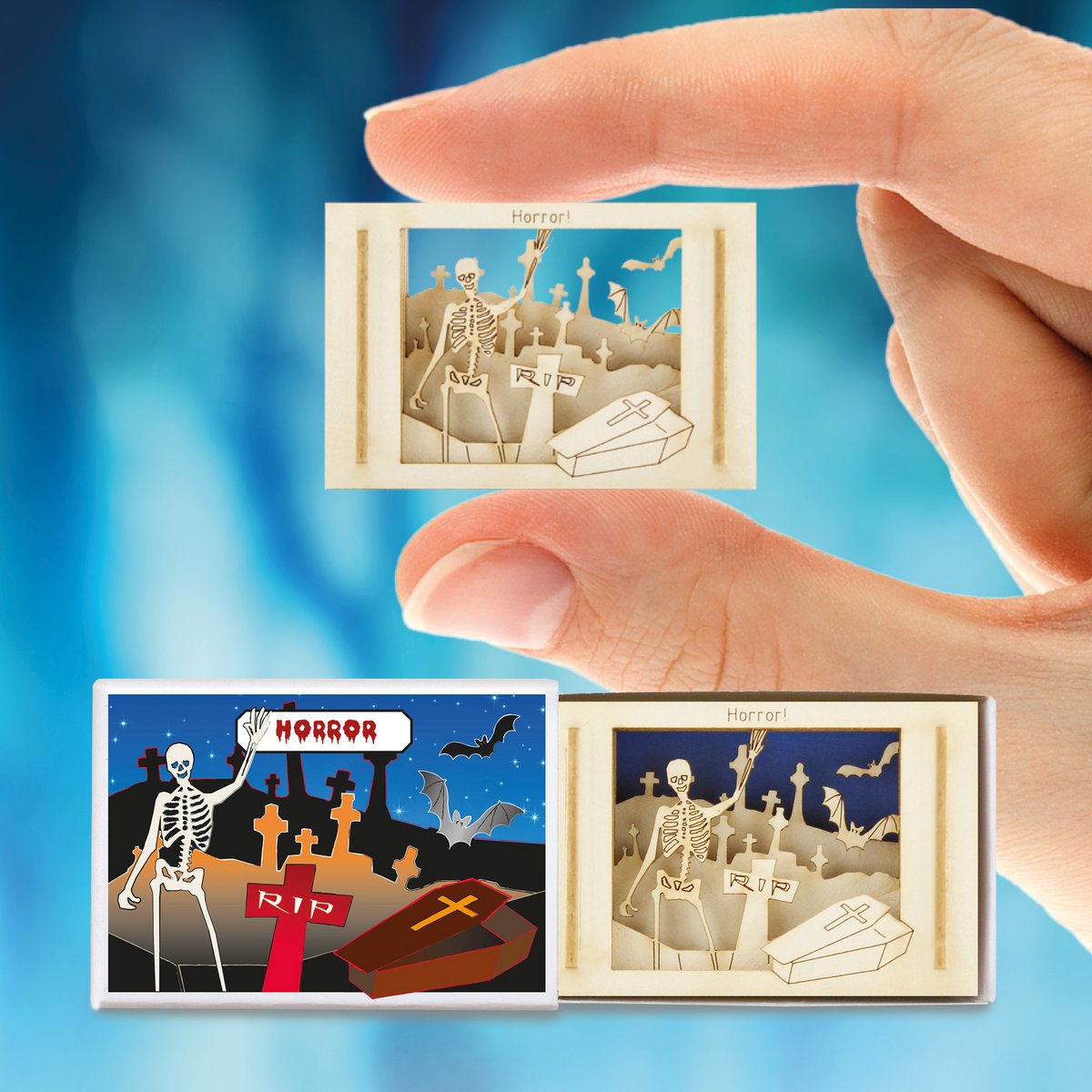 Horror-Silhoubox S – Geschenkartikel Halloween