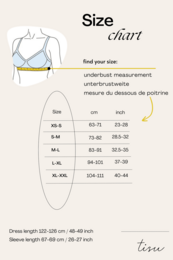 Tisu Maternity & Nursing Dress, nero