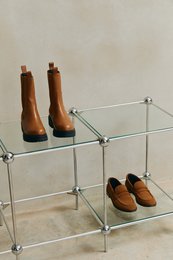 Rote Herzsocken