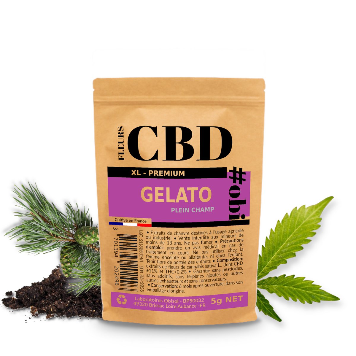 Flores de CBD Gelato XL