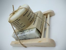 Gift Set DUO - Organic Solid Shampoo & Organic Solid Soap plus accessories - MADE TO ORDER