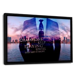 The Champion. - Plexiglasbild