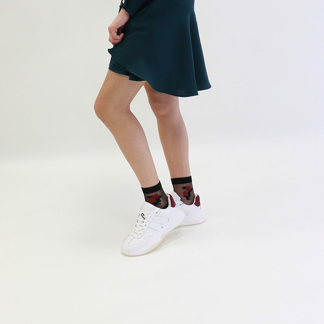 Resistant voile socks - Camélia