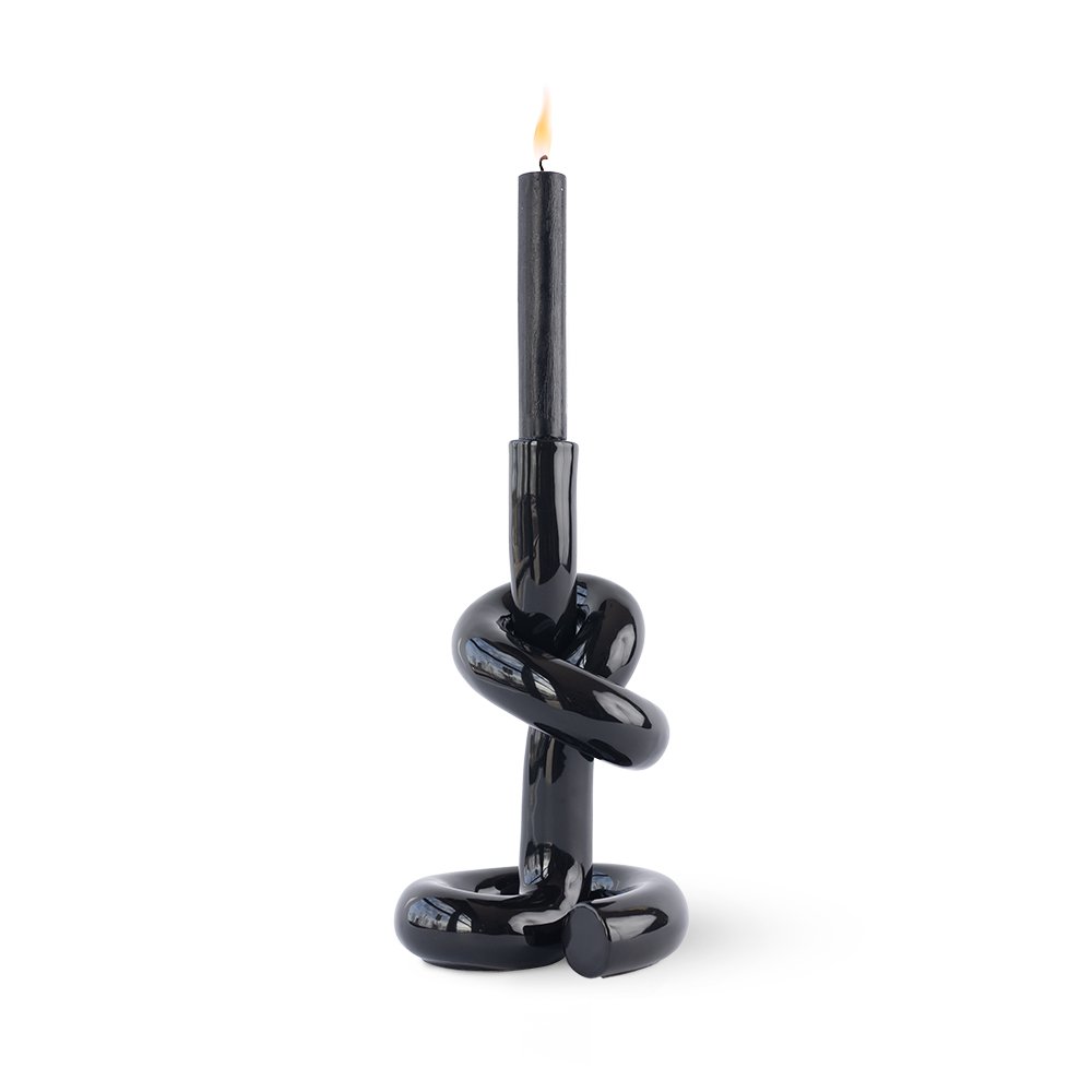 KNOTTED CANDLEHOLDER