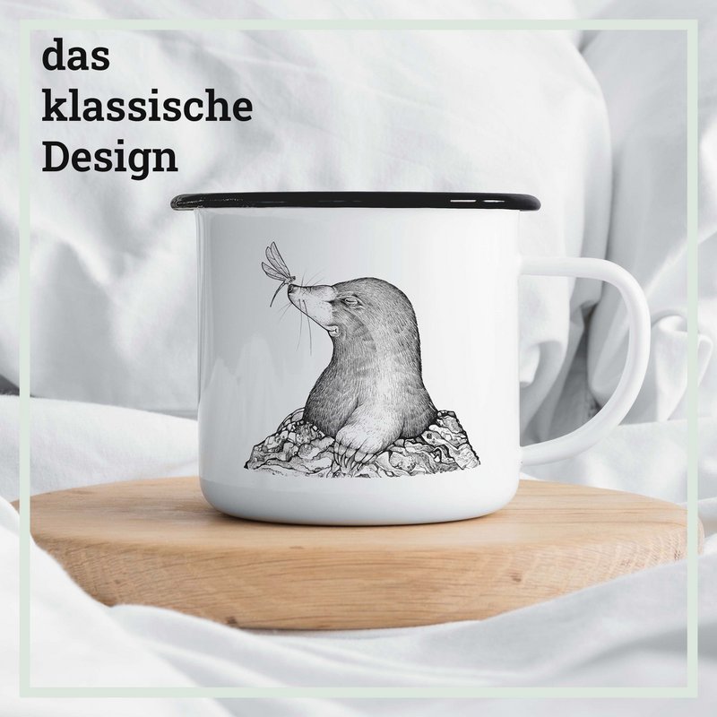 Enamel cup – Malwina
