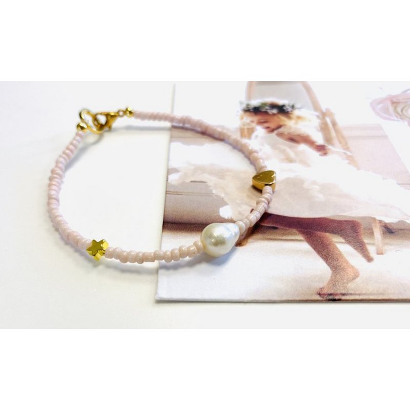 Armband Stern, Herz, Perle / Kinderkollektionen