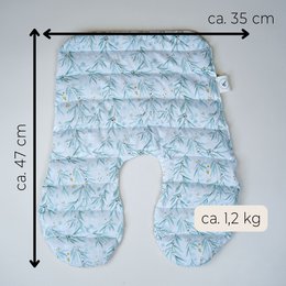Spelled pillow for neck made of cotton - olives