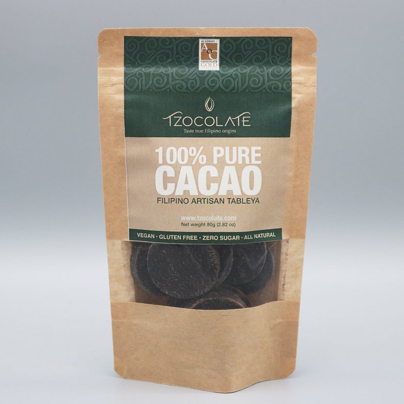 100 % reines, philippinisches, handwerklich hergestelltes Kakao-Tableya