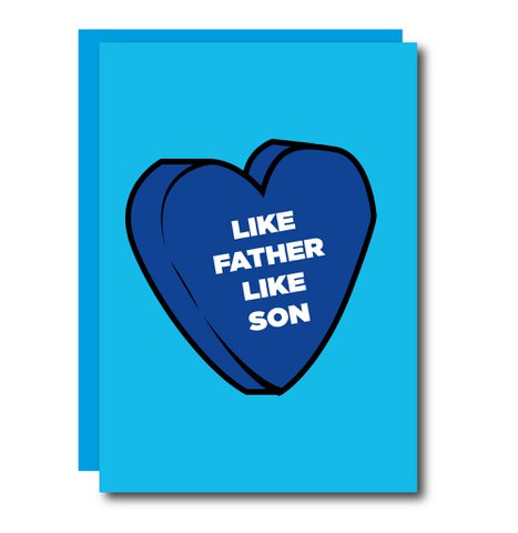 Like Father Like Son Card