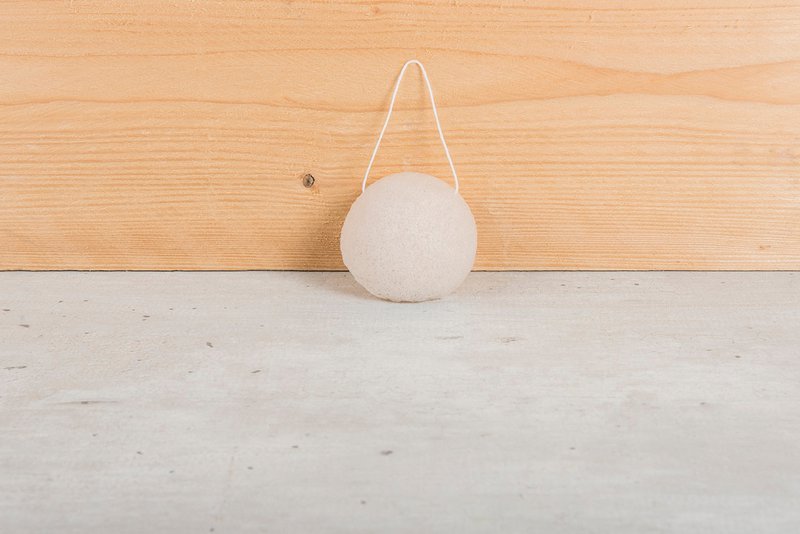 Éponge Konjac 100% Naturelle - (Tous Types de Peaux)