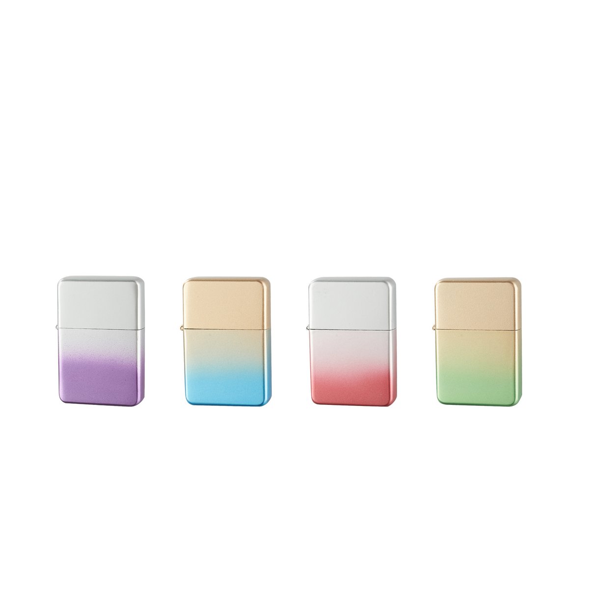 Gradient effect refillable metal lighter - CHAMP