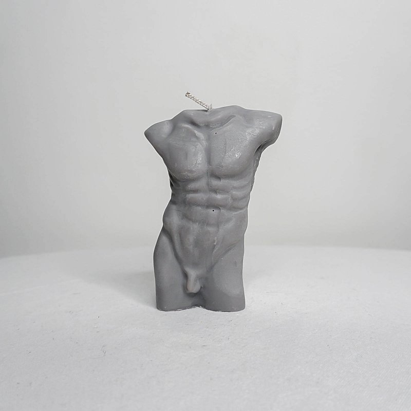 Amari men torso candle