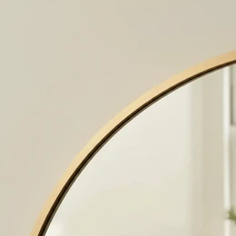 Bogenspiegel Kaja Gold mit Ständer 47x160 cm
