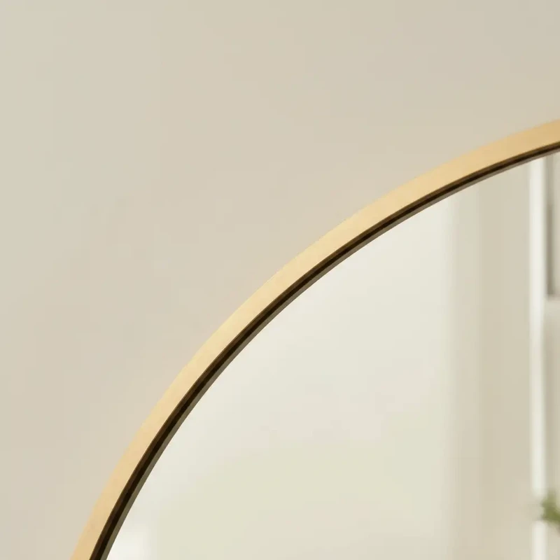 Bogenspiegel Kaja Gold mit Ständer 47x160 cm