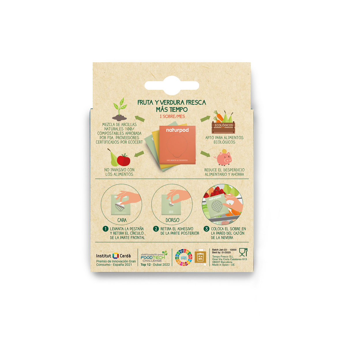 Naturpod 3 months SPANISH pack