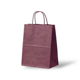 Paper bag (m) - Bordeaux - 100 pieces