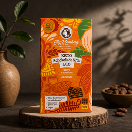Chocolate Keto Orgánico 57% | Sin azúcar añadido | 90g