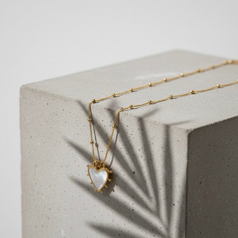 GIOIOSA – Gold Plated Heart Necklace