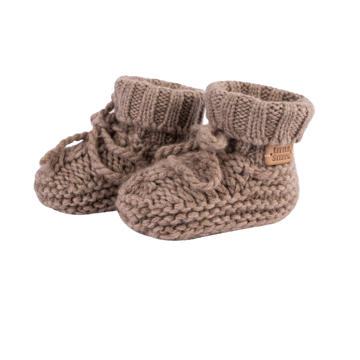 Stivaletti per bambini in cashmere a mano (0-12 mesi)