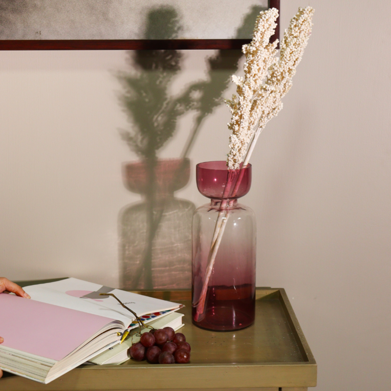 Vase | Handgeblasene, getönte Grande-Size-Farben | Glas