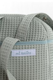 Bolso de maternidad Crossbody para carrito de bebé y para hospital. Bolsa organizadora práctica y elegante de gran capacidad. Producto fabricado en España.