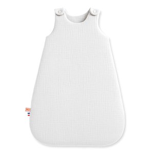 Winterschlafsack aus Bio-Baumwolle Weiß