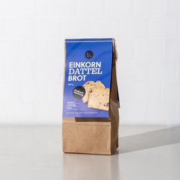 Brotbackmischung: Einkorn-Dattel-Brot
