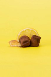 Tartufi Al Cioccolato Torta Al Limone Confezione XL 250g | Cioccolato Croccante Al Limone