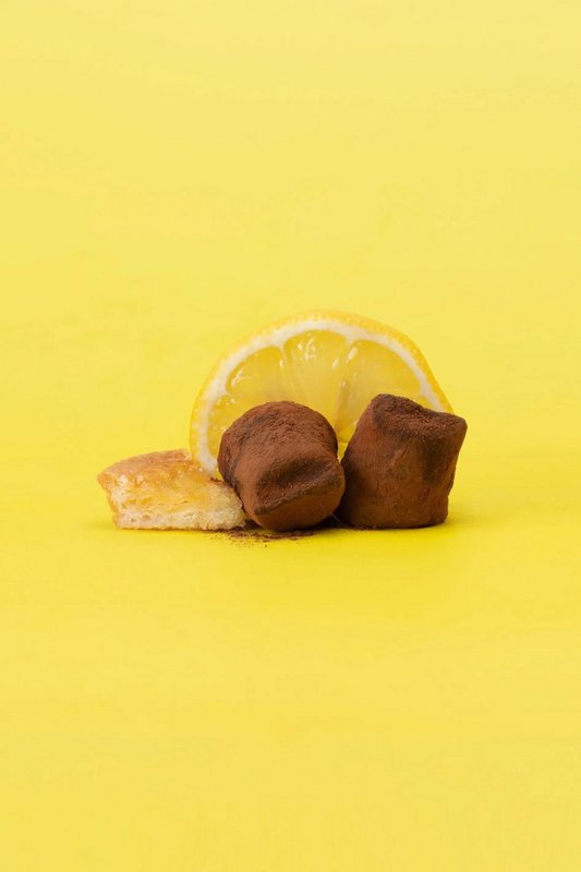 Tartufi Al Cioccolato Torta Al Limone Confezione XL 250g | Cioccolato Croccante Al Limone