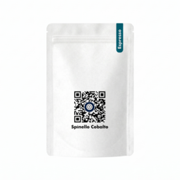 Ziarna espresso Spinello Cobalto, 100% ziaren kawy Arabica, obniżona zawartość kofeiny
