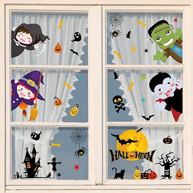 halloween window decal
